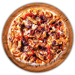 3d Spicy Chicken Pizza  10" 