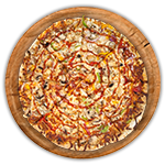 3d Chicken Bbq Pizza  10" 