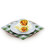 Chicken & Veg Pakora Wrap 