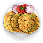 Cheese & Onion Paratha 